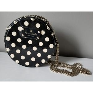 MAKE AN OFFER      Kate Spade Round Polkadot Purse